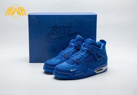 Air Jordan 4 x Nigel Sylvester Brick by Brick Blue Size 40-48.5